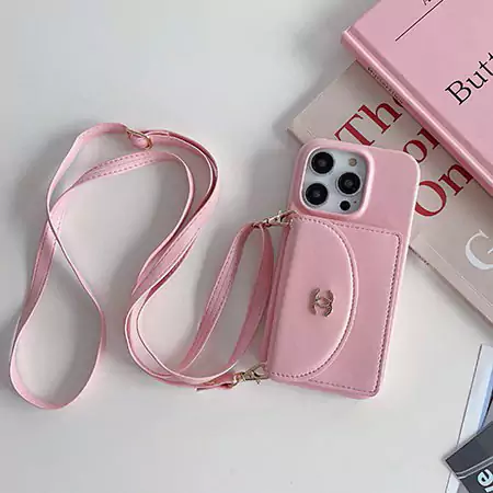 Chanel iPhone17 ケース 斜めがけ 落下防止