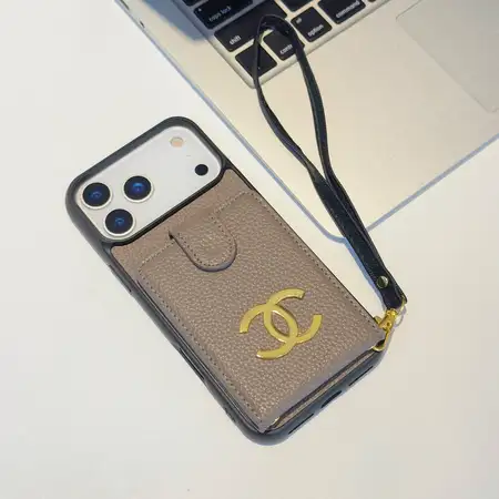 chanel iphone17 ケース 女性 ストラップ付き 落下防止