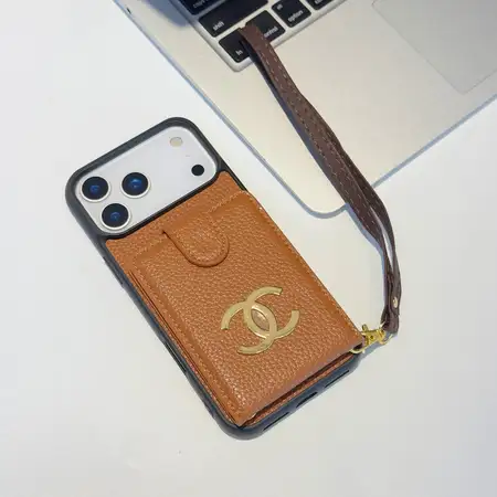 chanel iphone17 ケース 女性 ストラップ付き 落下防止