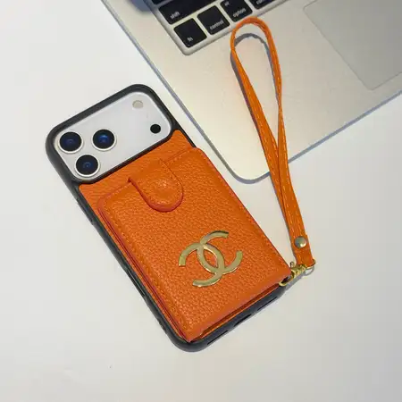 chanel iphone17 ケース 女性 ストラップ付き 落下防止