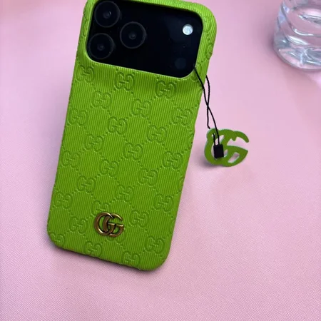 グッチ カラフル レザー 型押 iPhone17 ケース