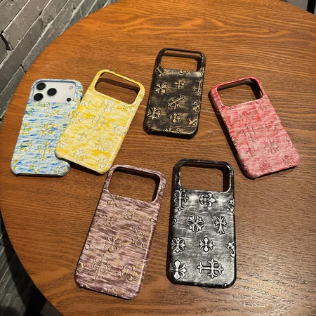 クロームハーツ iPhone17 ケース CHクロス レリーフ