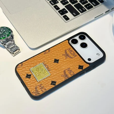 iPhone17pro MCM レザーケース