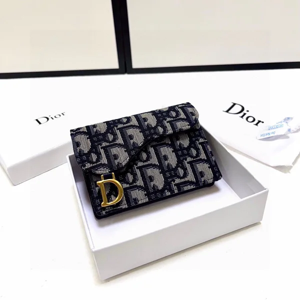 Dior サドル Bloom カードホルダー