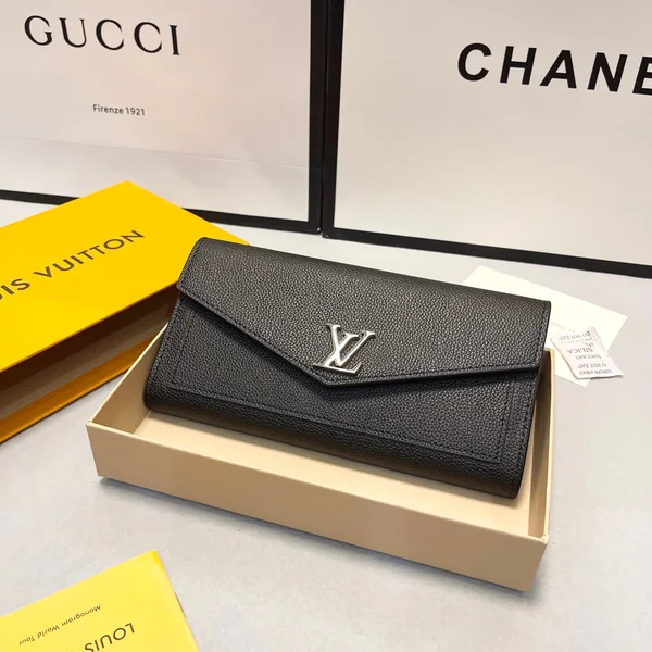 ルイヴィトン ポルトフォイユ マイロックミー ノワール 二つ折り長財布