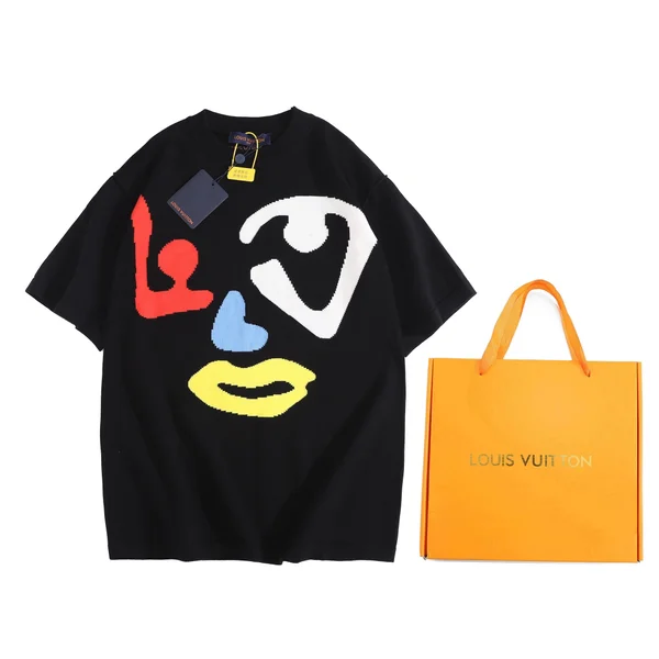 ルイヴィトン 22AW LV モチーフ ニット Tシャツ